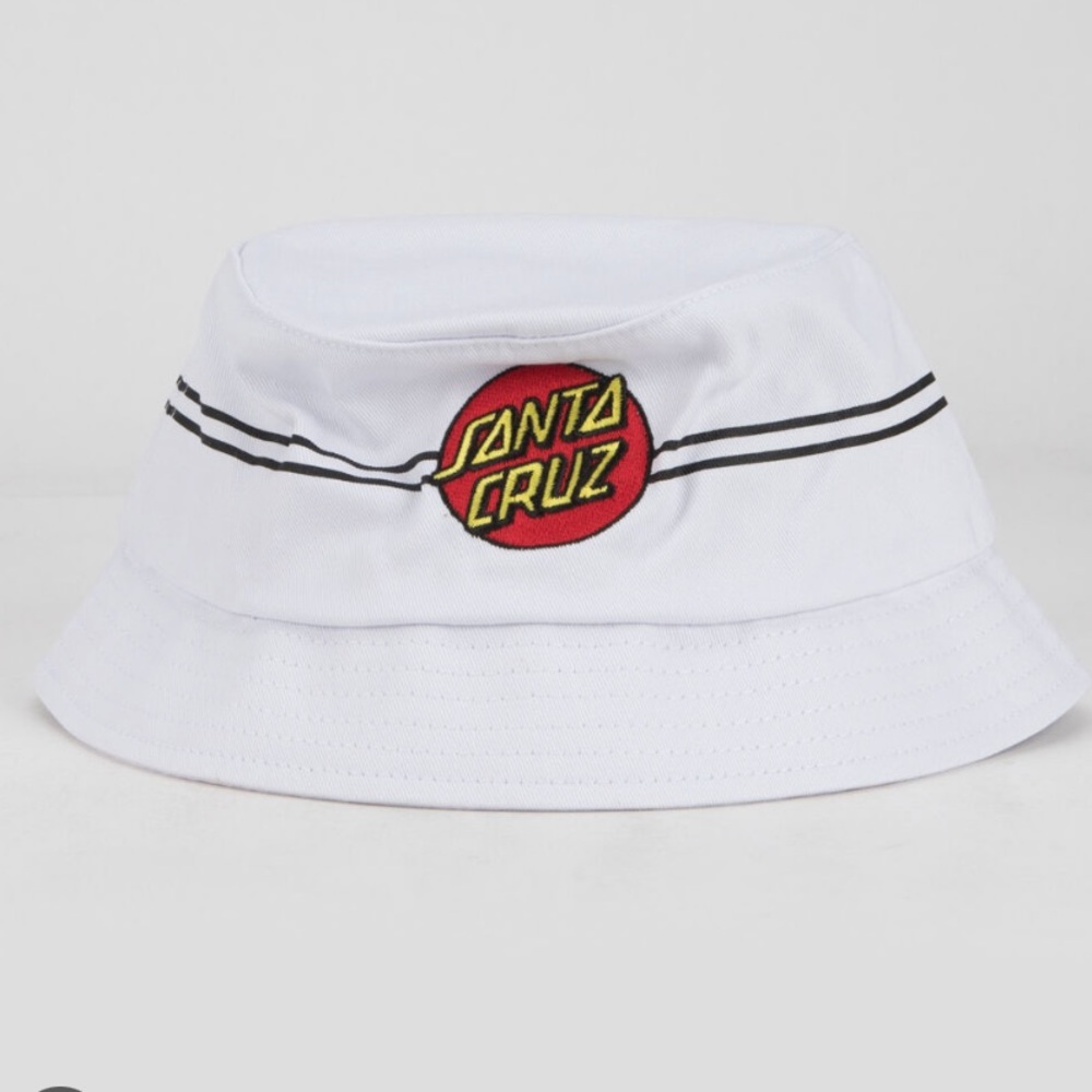 SANTA CRUZ - WHITE BUCKET HAT